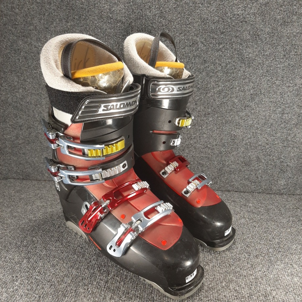 Salomon Ski Boots Performa CF 7.0 28.5 US 10.5 Black Red Mens Winter Sports